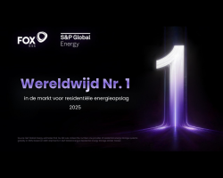 Fox ESS staat wereldwijd op nummer 1 in residentiële energieopslag